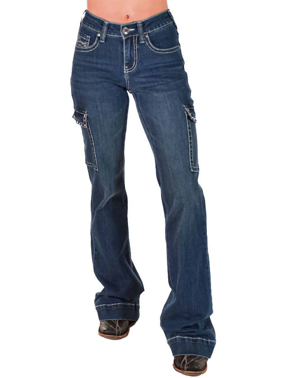 Crystal Rock Trousers Cowgirl Tuff Jeans