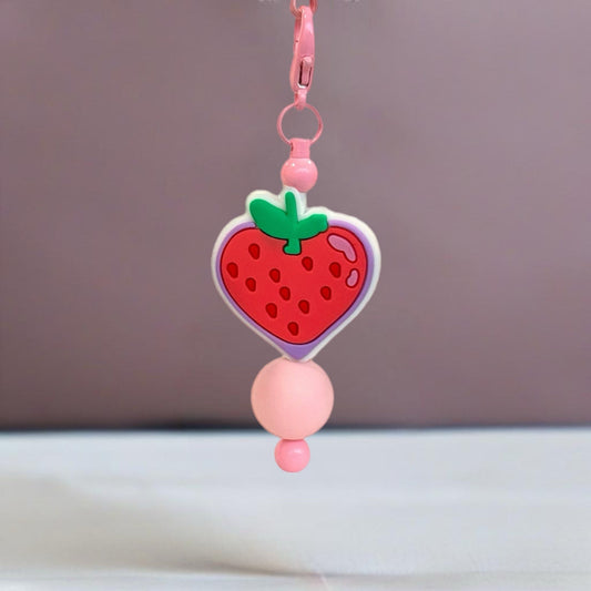 Strawberry Bar Charm - Tumbler Handle Charm
