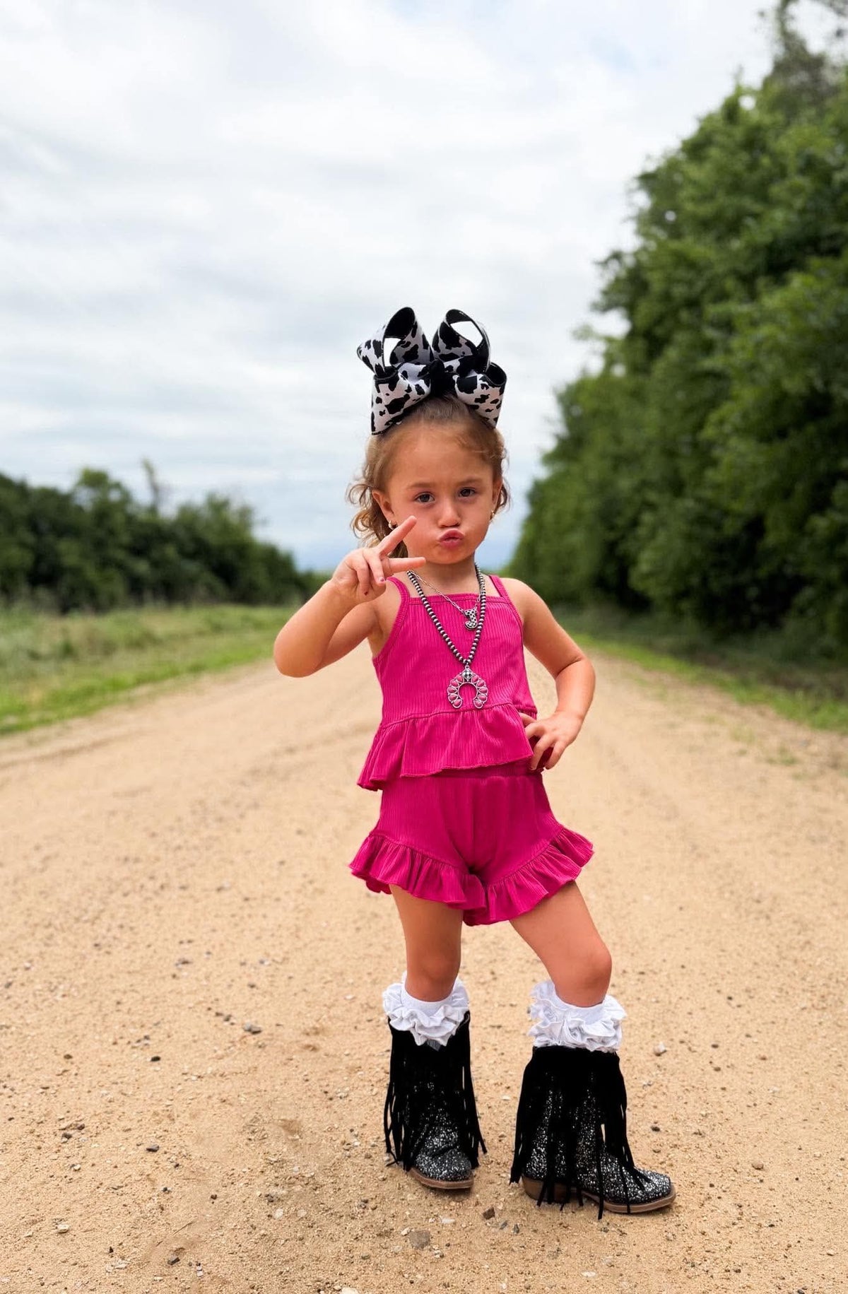 Pink Ruffle Set  (FINAL SALE)