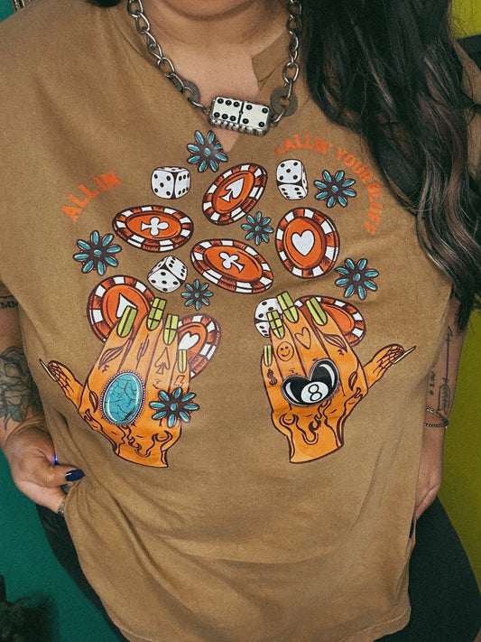 All in Call your Bluff Tee