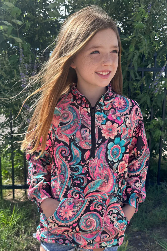 Midnight Bloom Pullover kids / mini