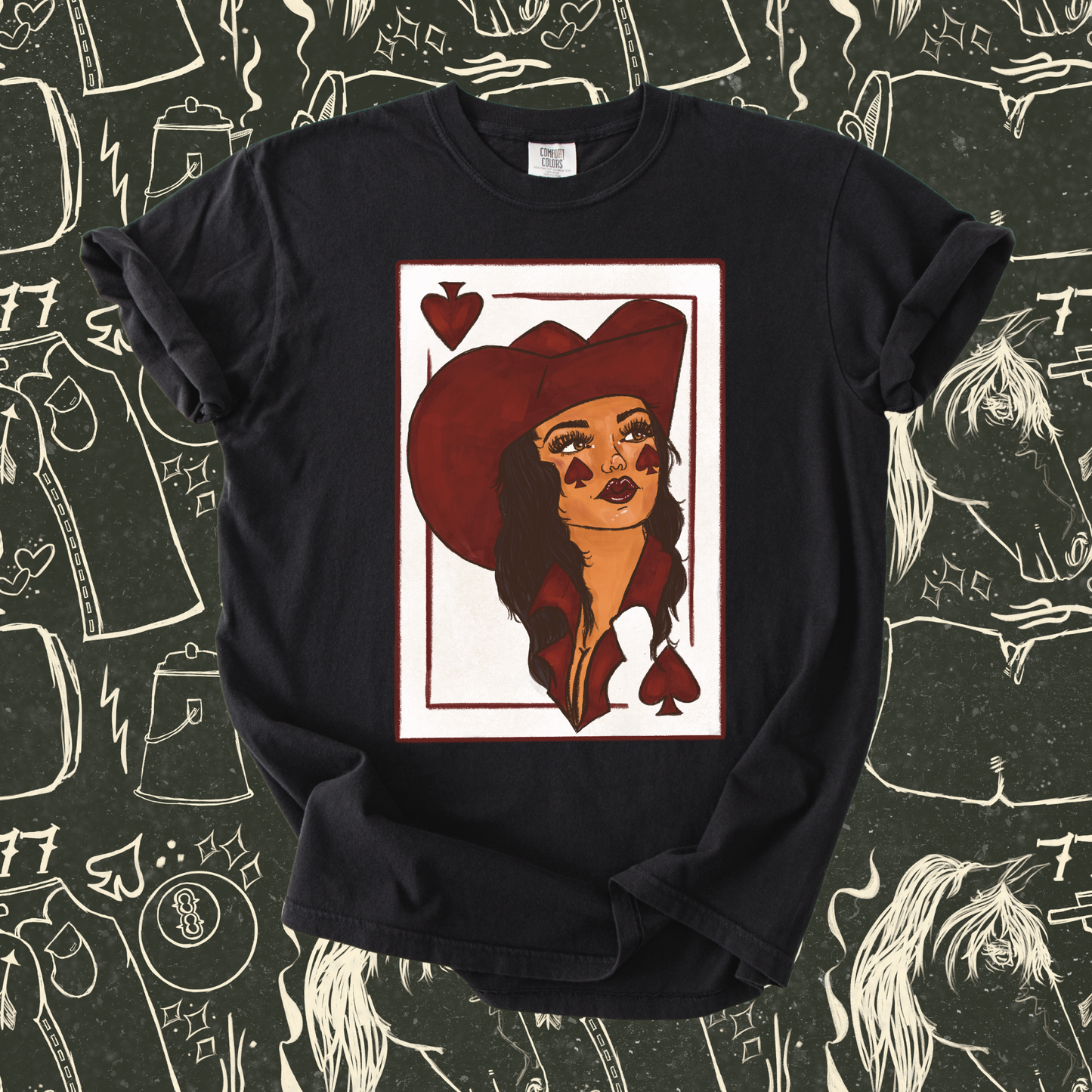 Queen of Spades Tee