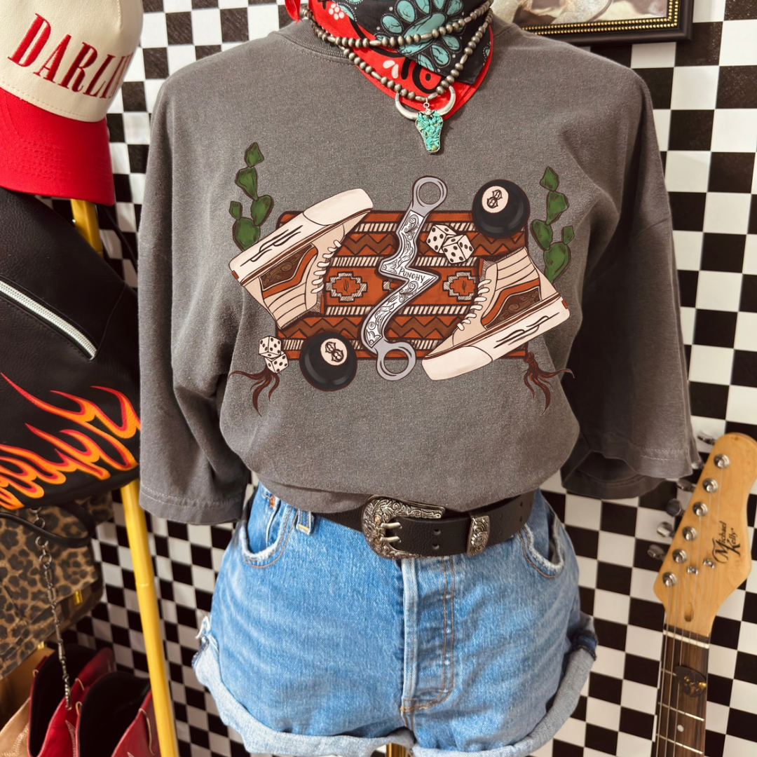 Punchy Saddle Blanket Tee