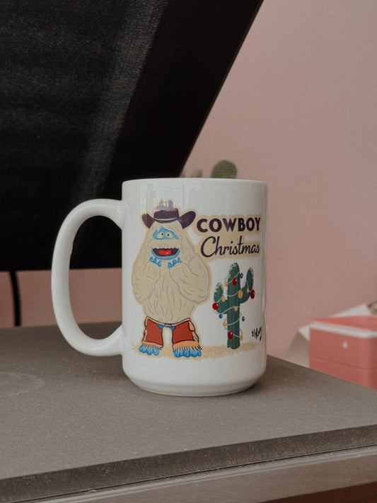 COWBOY XMAS MUG