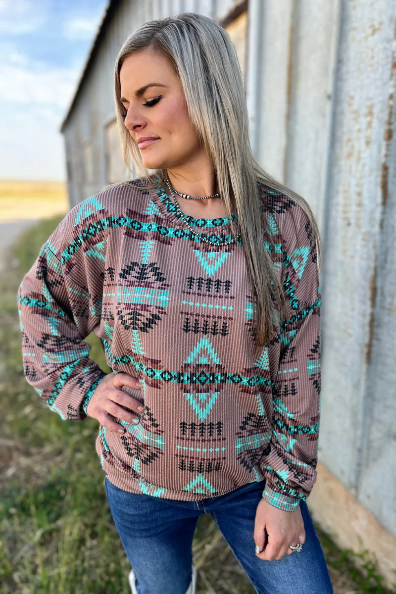 Colorado Sunset  Sweater