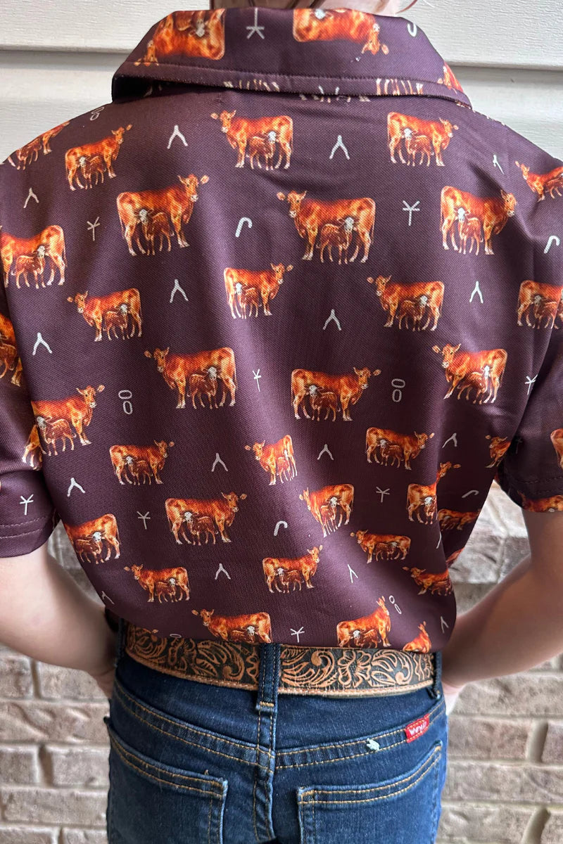 Mini Ranch Pair Youth Polo