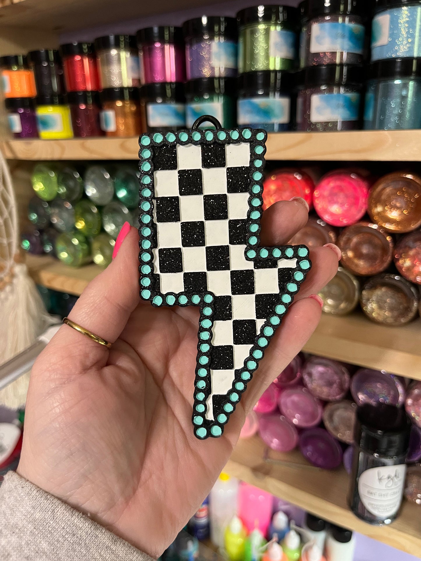 LIGHTNING BOLT CHECKERED