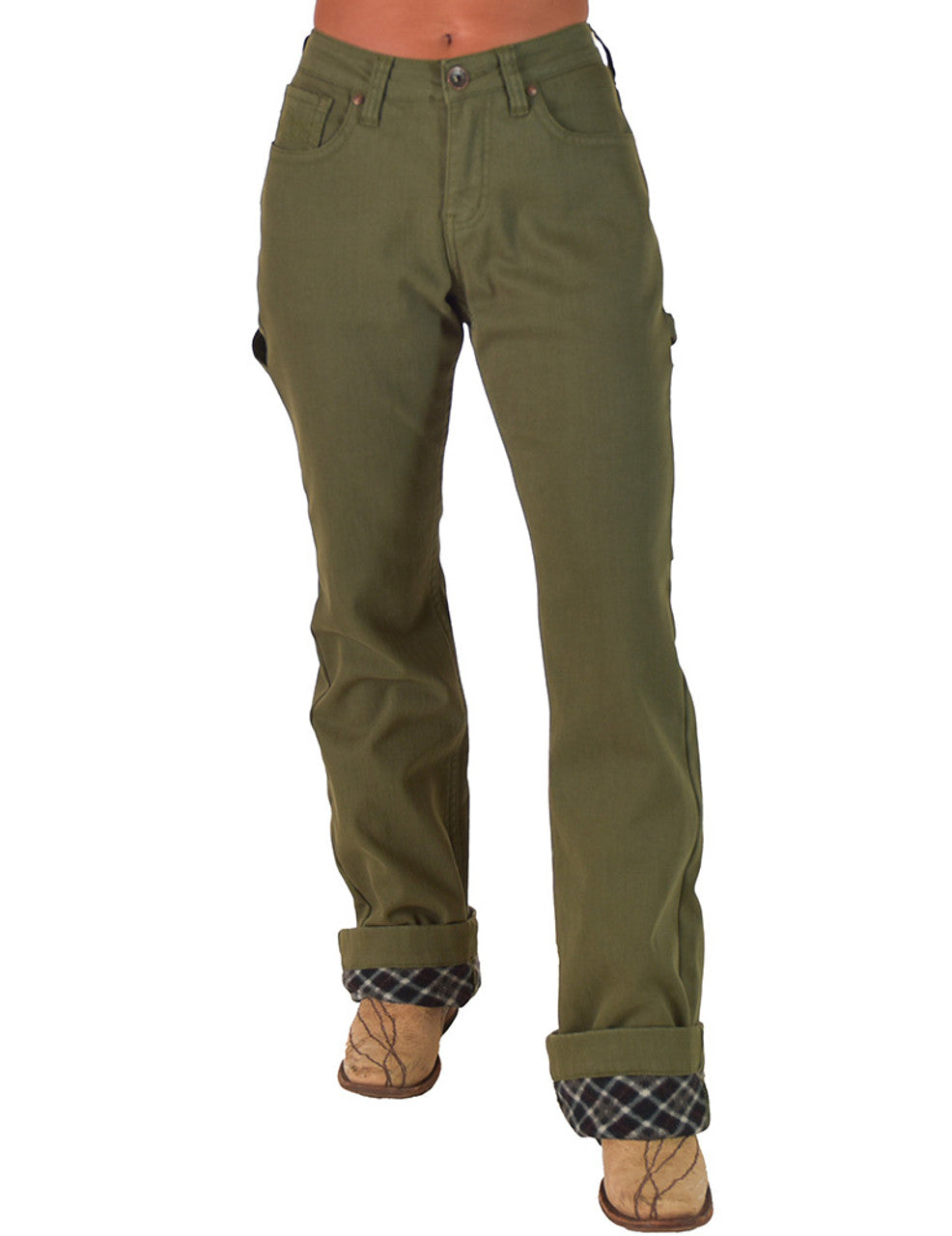 Army Carpenter Flannel Cowgirl Tuff Jeans