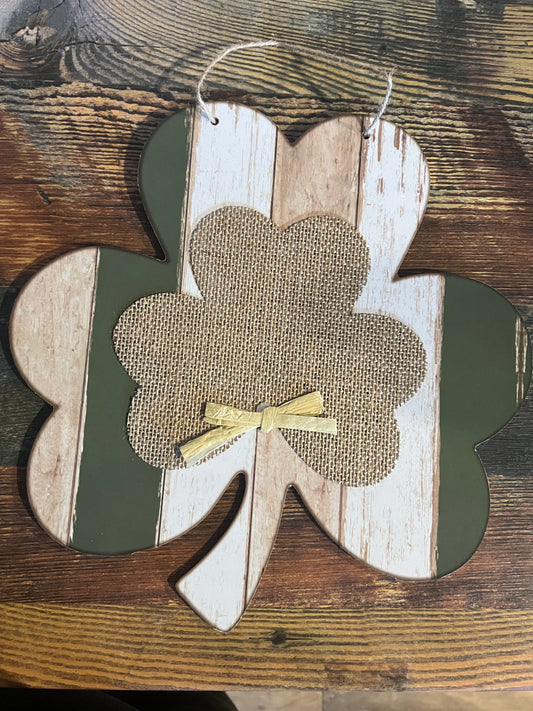 Rustic Wooden Shamrock #2