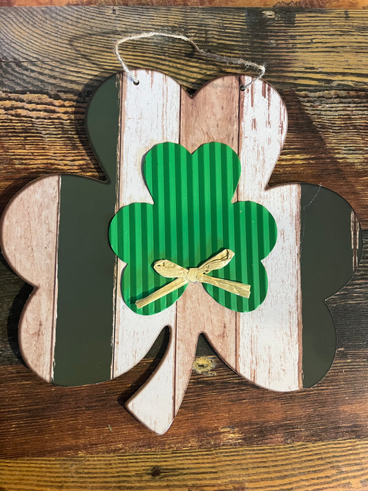 Rustic Wooden Shamrock #1