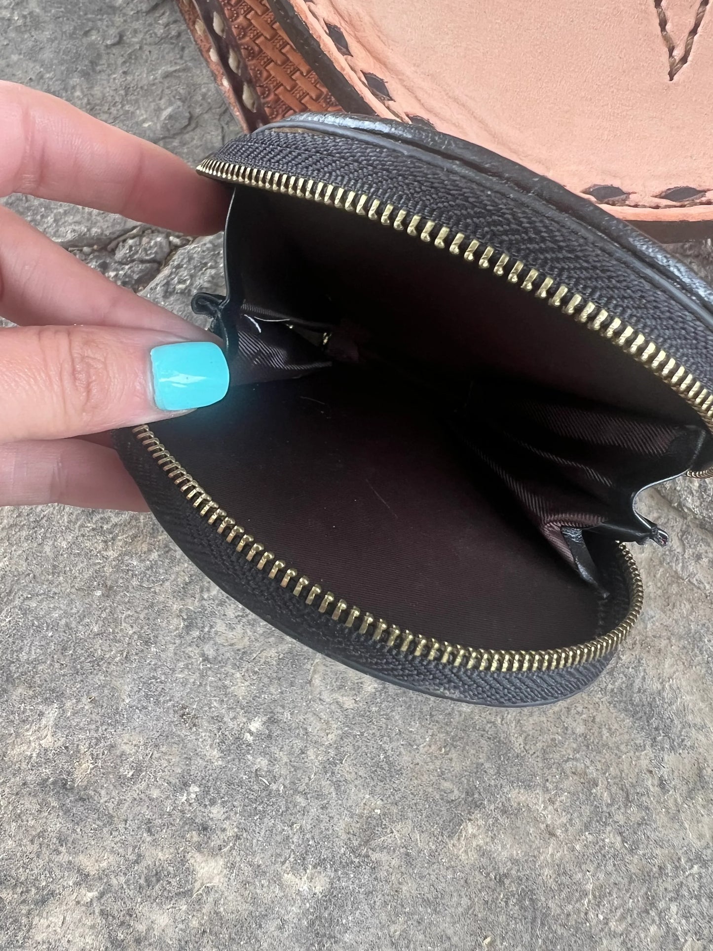 The Boot Stitch Coin Bag