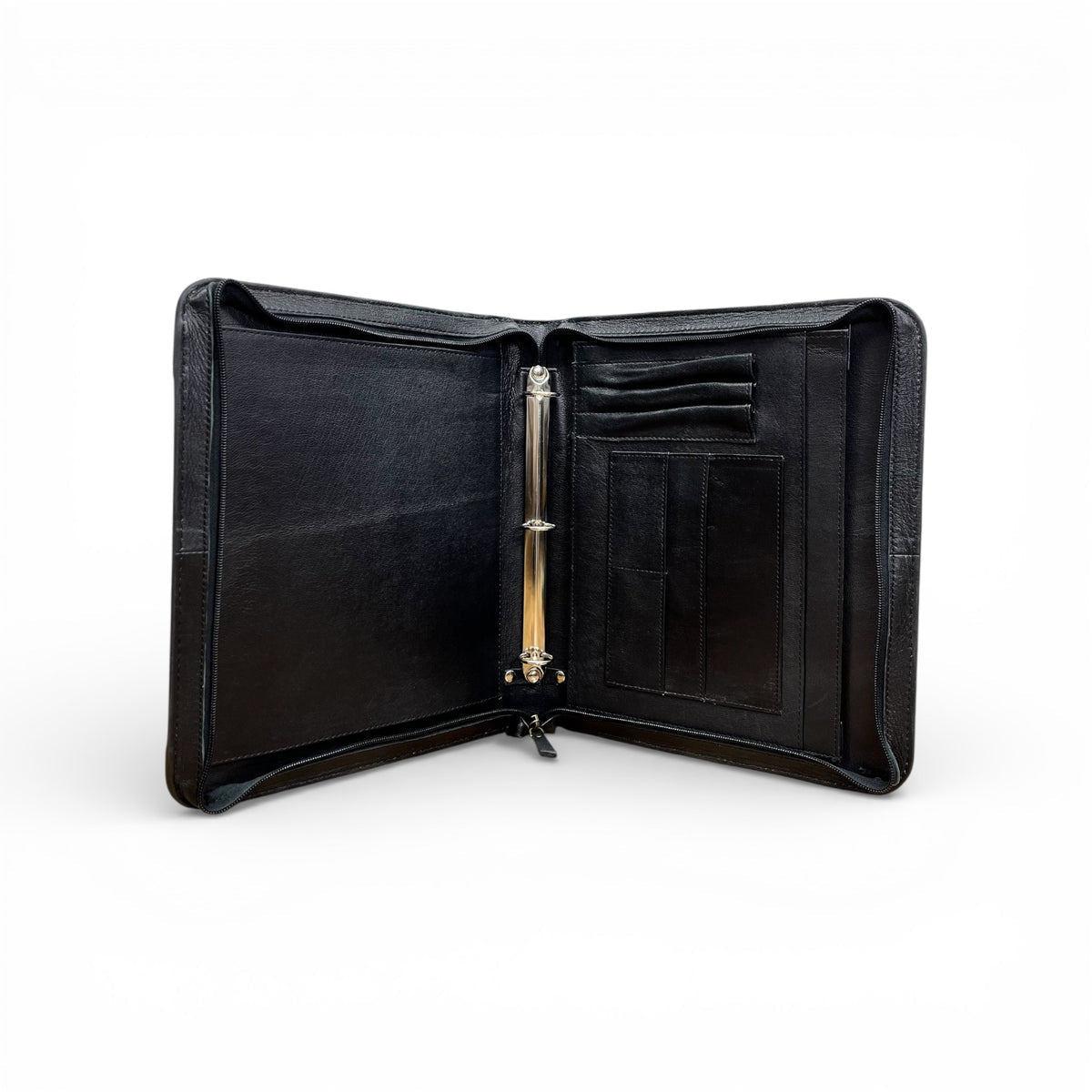 TURQUOISE TOOLED LEATHER PORTFOLIO