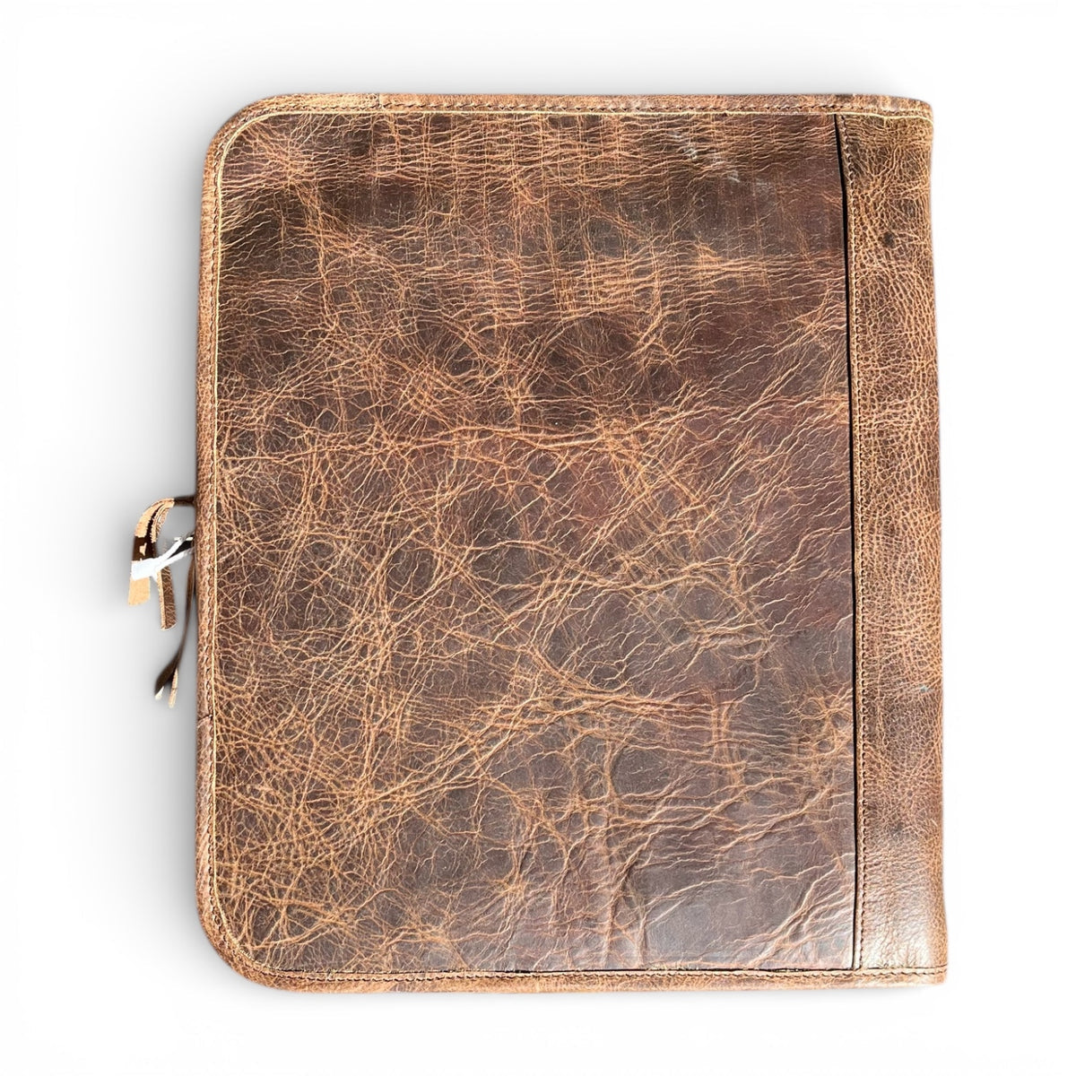 CARDS TOOLED LEATHER ZIPPER PLANNER
