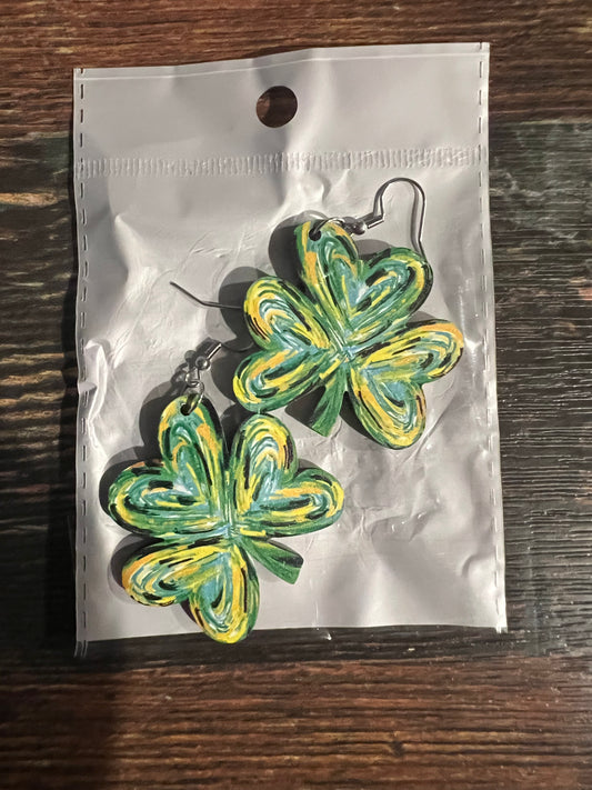 St Patricks Day Earrings A