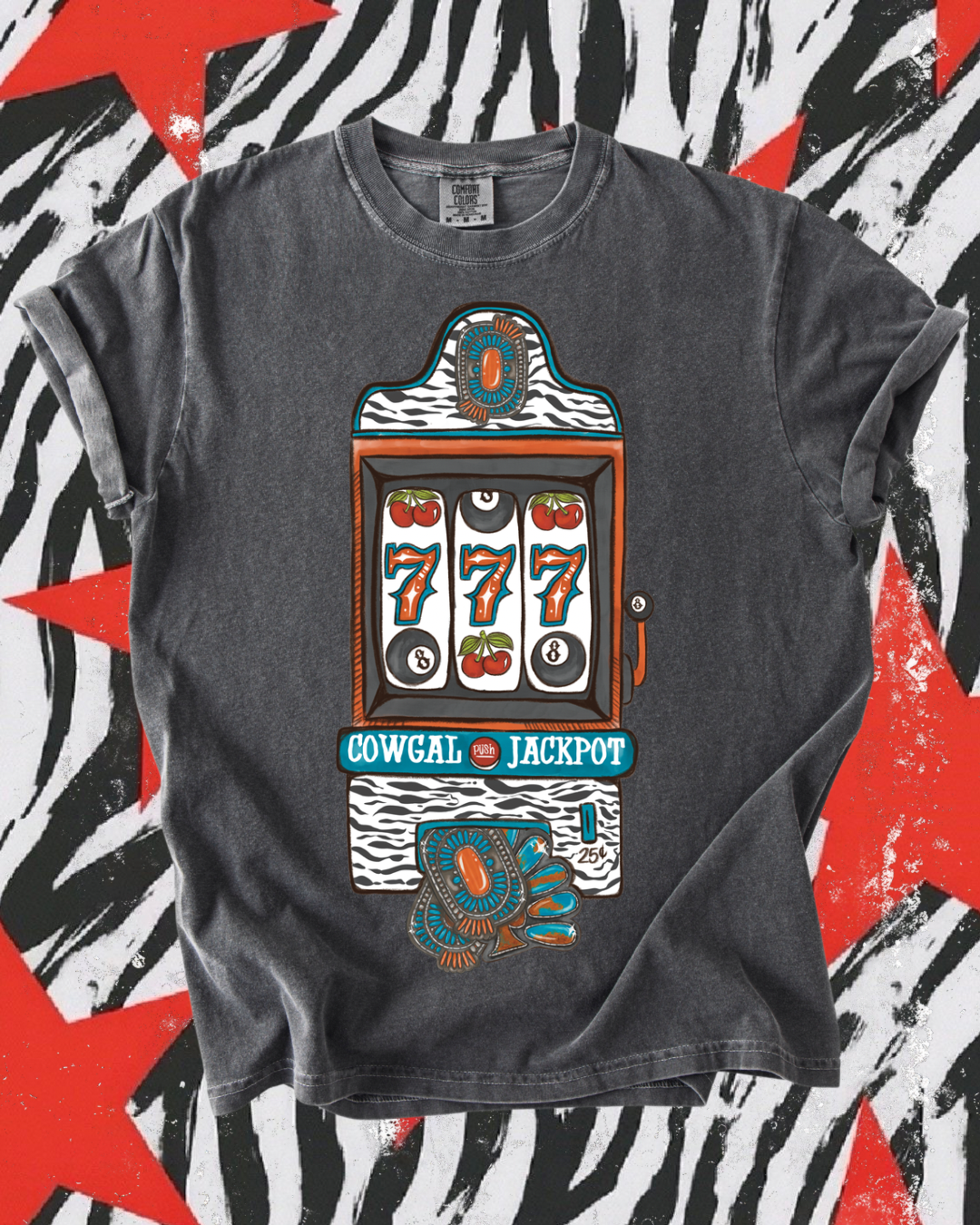 Cowgal Jackpot tee