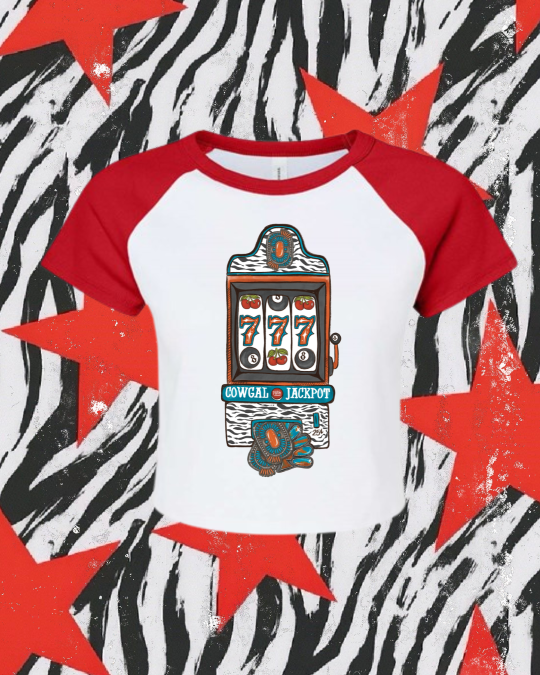 Cowgal jackpot baby tee