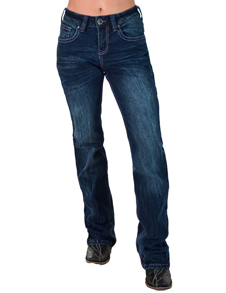 Cowgirl Tuff Jeans Purple Arrows