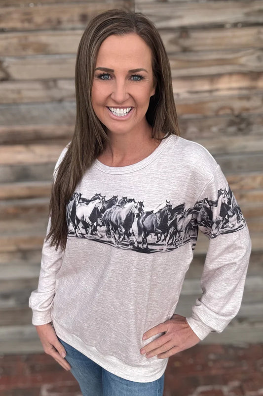 Silver Spur Top PULLOVER