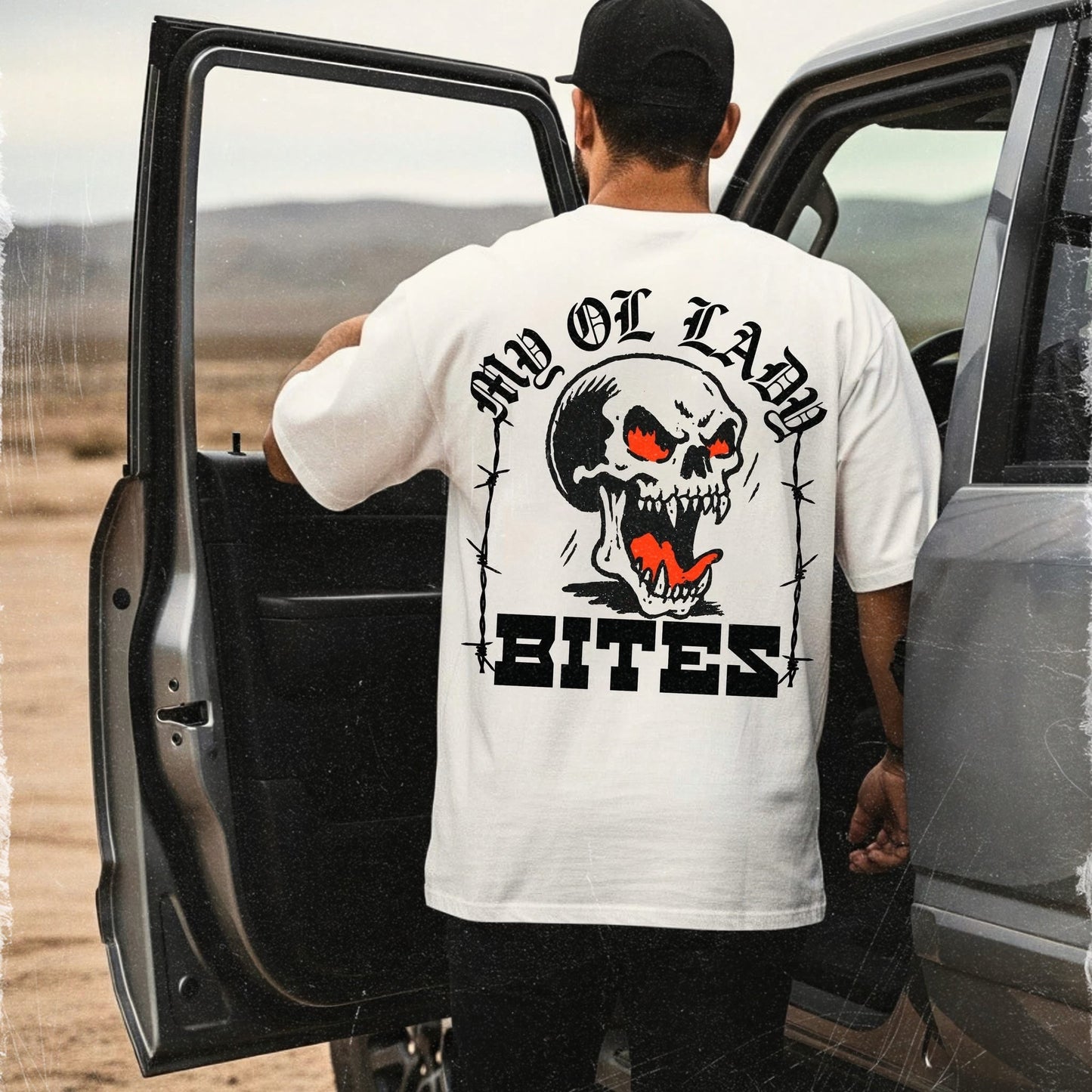 My Ol’ Lady Bites tee