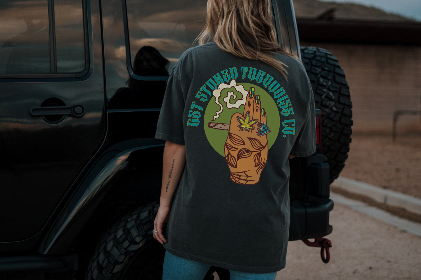 Get Stoned Turq Co. tee