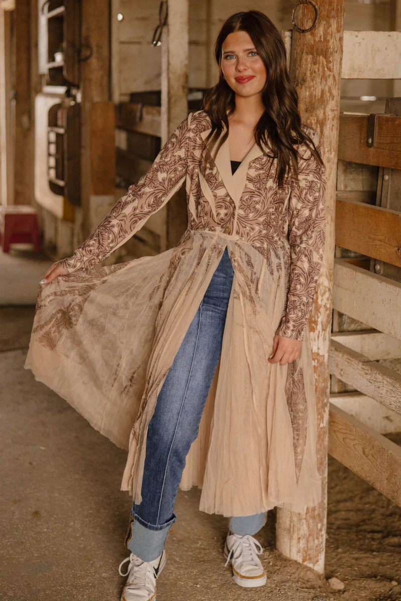 Tooled Loretta Duster