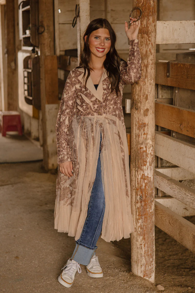 Tooled Loretta Duster