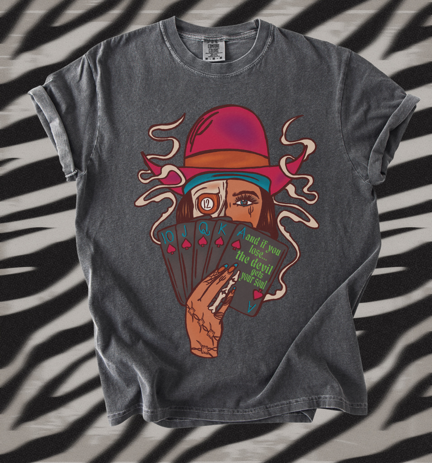 Devil gets your soul tee
