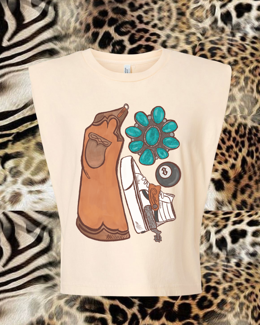 Cowgirl essentials muscle tee