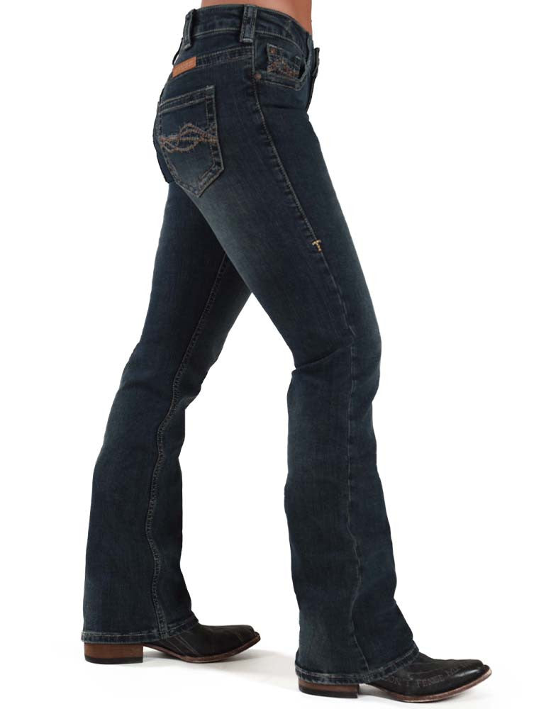 RTS Don't Fence Me In Dark Wash Jean