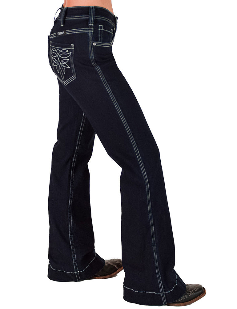 Swirl BootStitch Trouser Cowgirl tuff