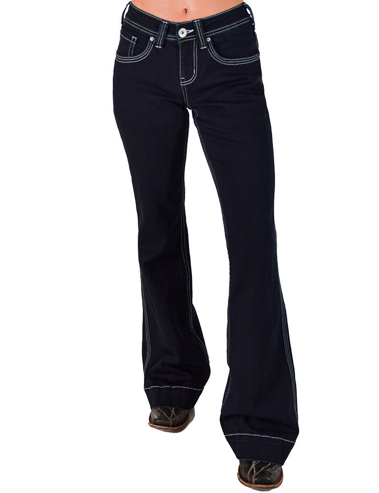 Swirl BootStitch Trouser Cowgirl tuff