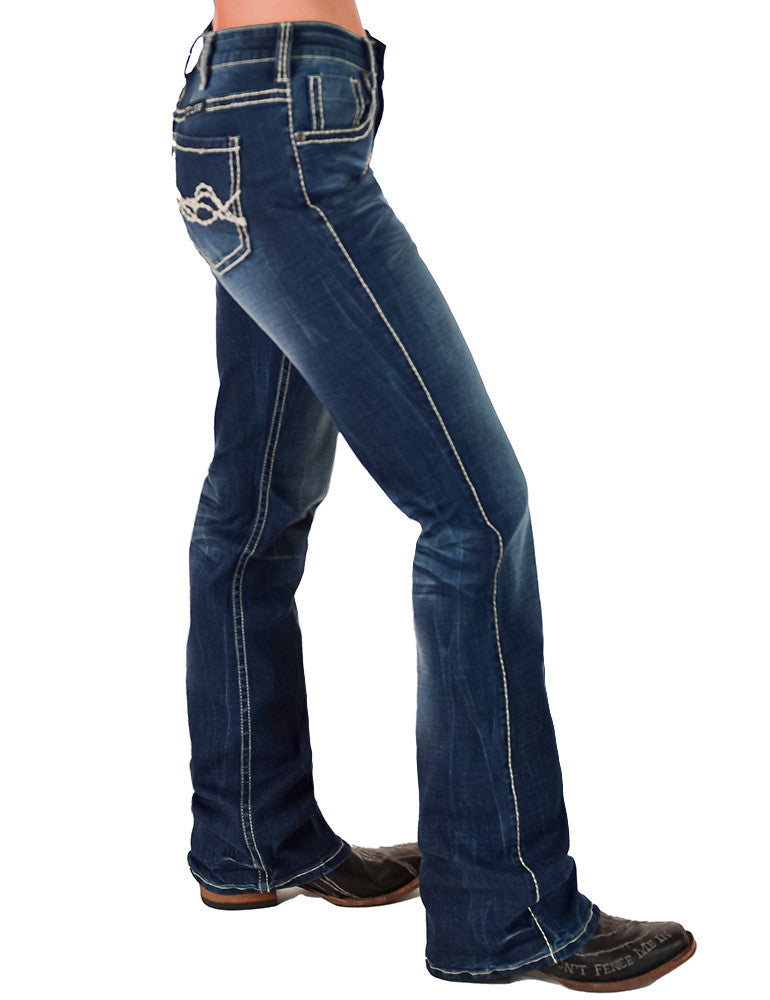 Tan Edgy Flex cowgirl tuff Jean