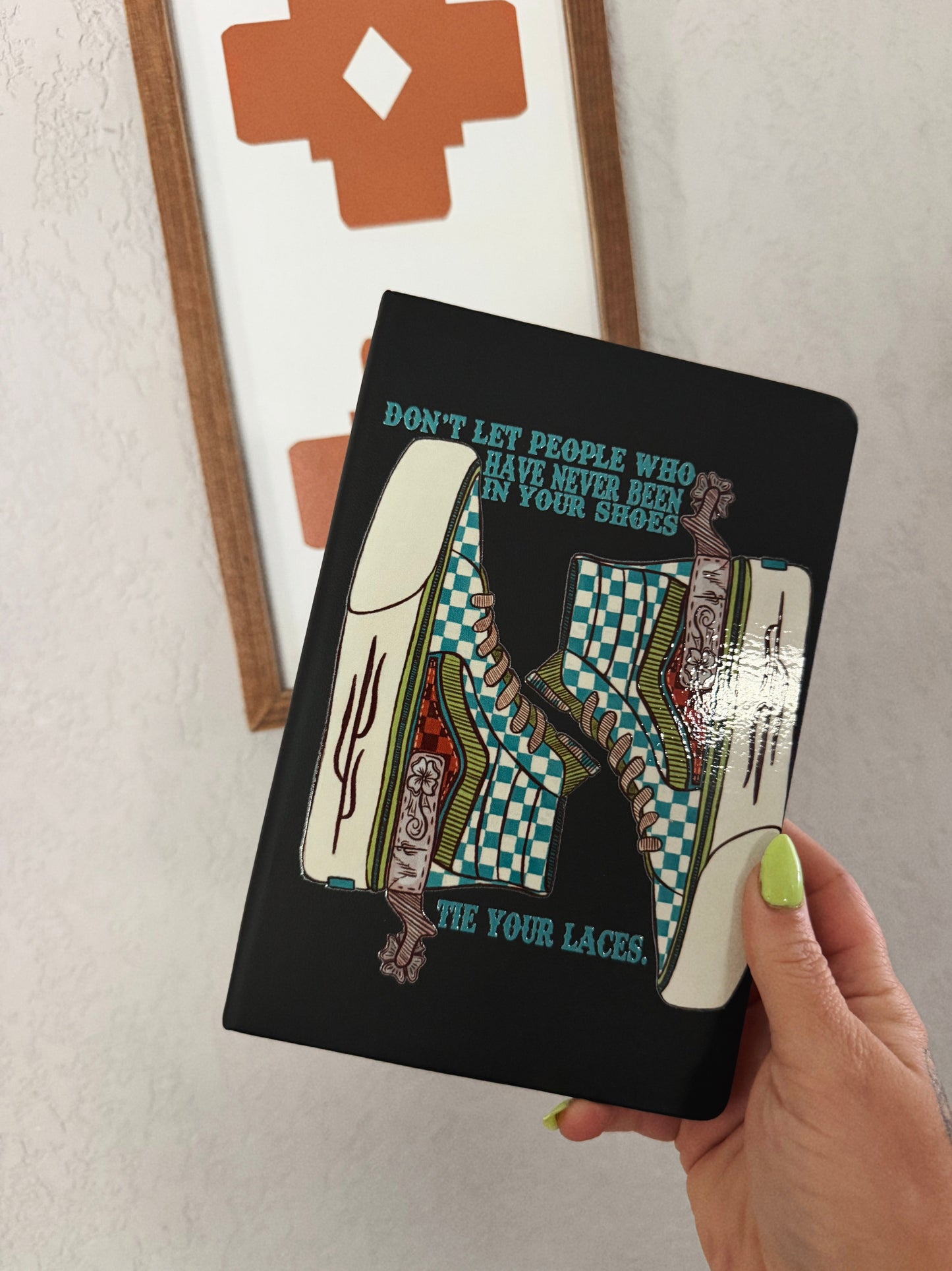 Tie your laces Hardcover Journal