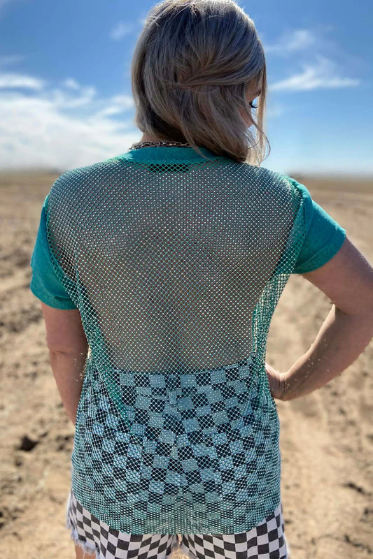 Hit the Backroads  rhinestone top