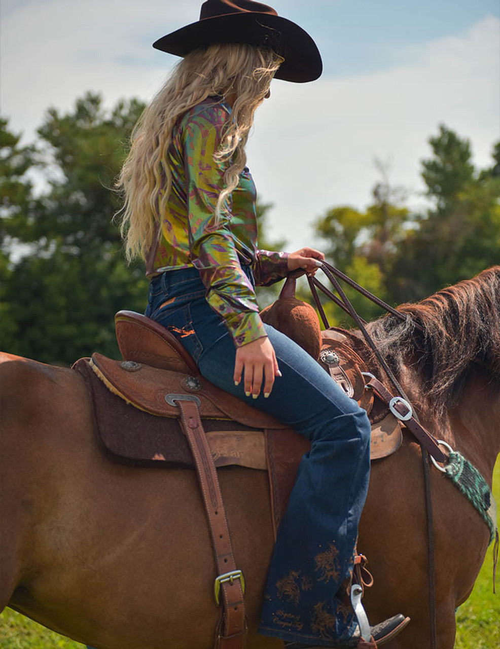 Limited Edition 25th Anniversary Cowgirl Tuff Jean size 38 reg(34-34)