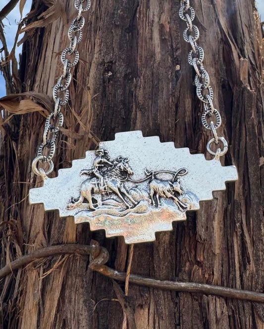 Calf Roper Necklace