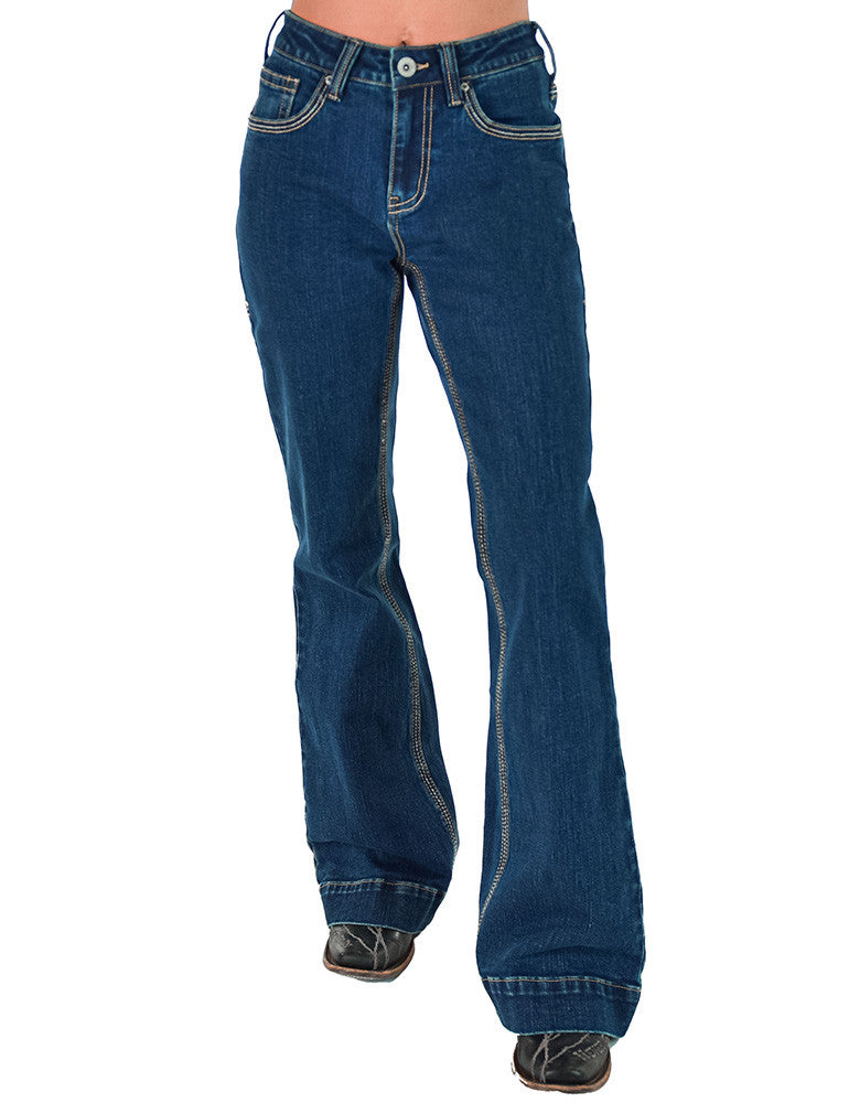 Cowgirl Tuff Tan Boot-Ee Trouser