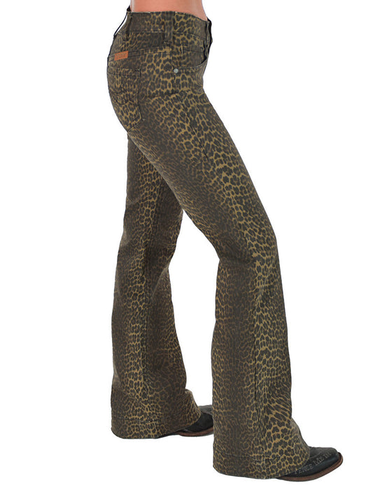 Cowgirl Tuff Brown Leopard Trousers