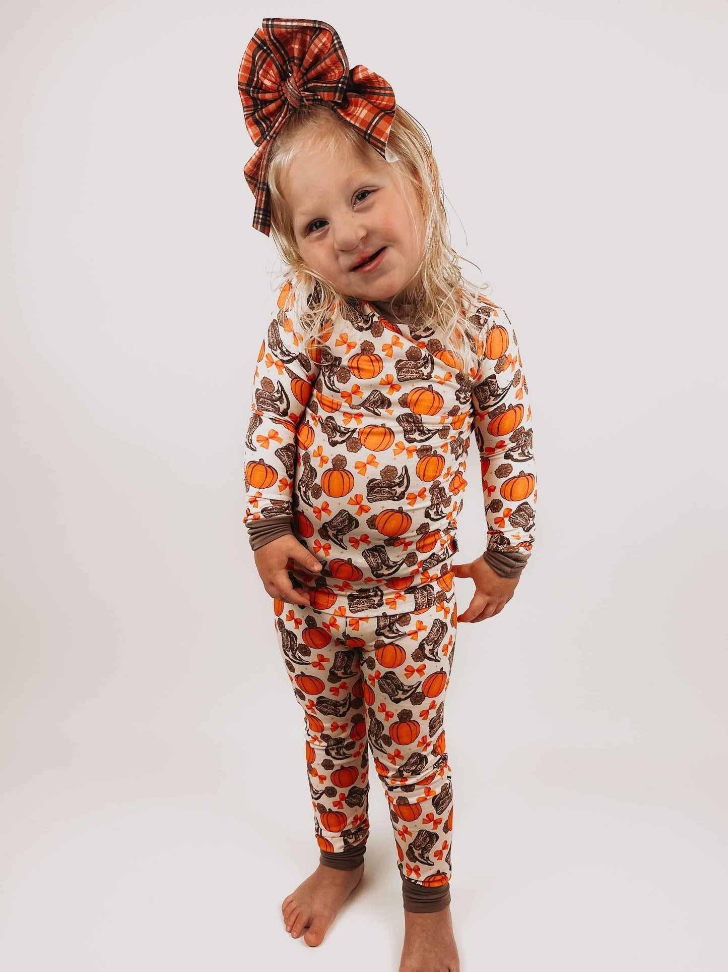 Howdy Pumpkin Bamboo Set (FINAL SALE)