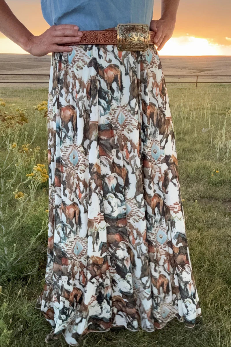 Open Range maxi skirt