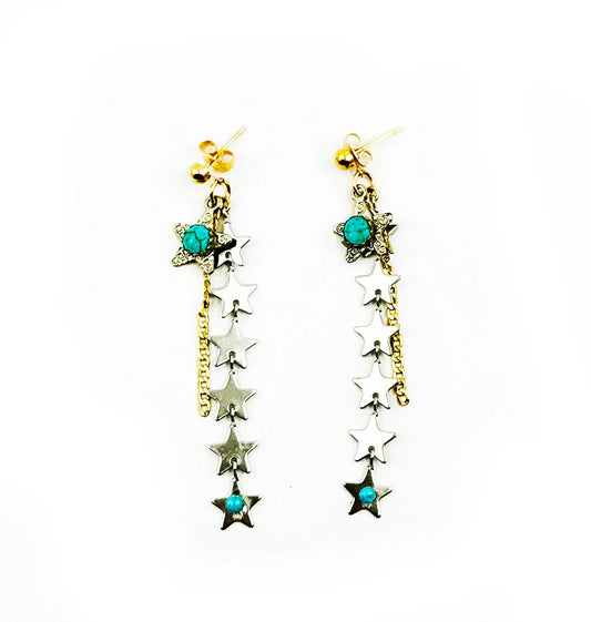 Star Dangle Earrings by Rowdy Rose