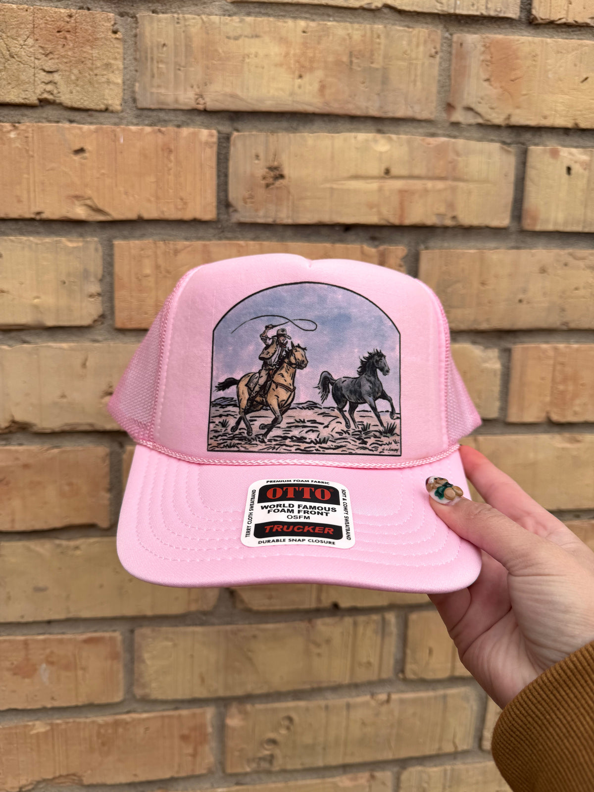 Blue skys Trucker hat
