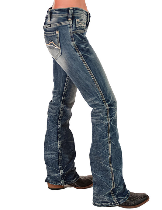 Cool n Edgy Cowgirl Tuff Jean size 35 XL