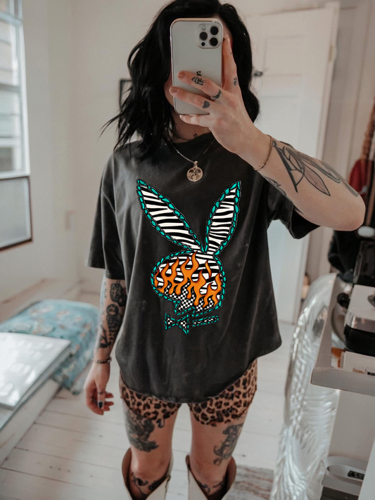 Zebra Playboy tee