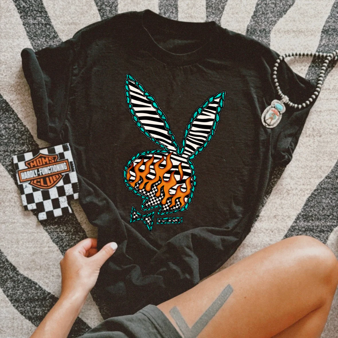 Zebra Playboy tee