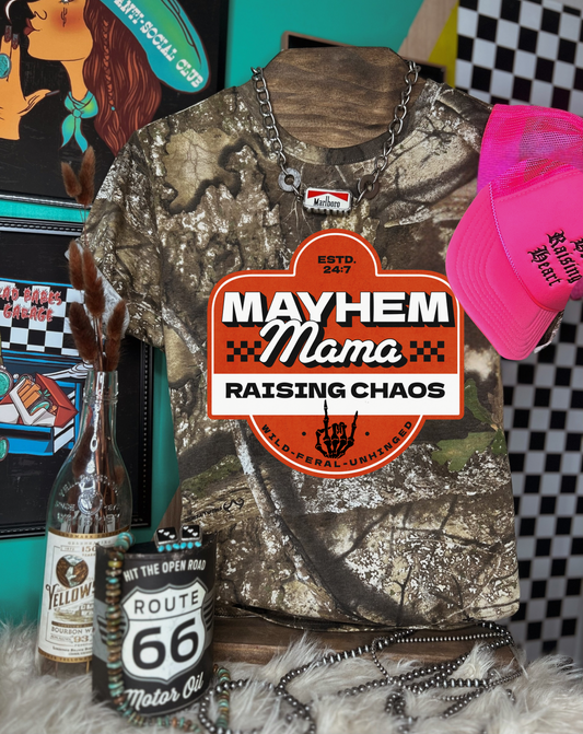 Mayhem Mama camo Tee