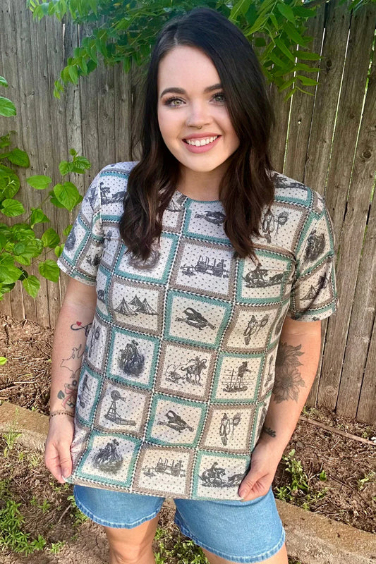 Western World Crew neck top