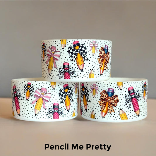 Pencil Me Pretty Tumbler Boot