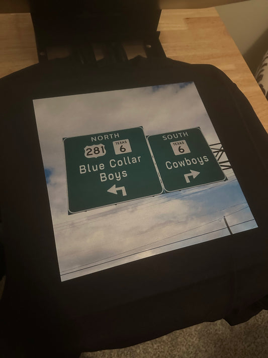 Cowboy Road Map Graphic