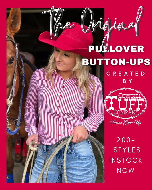 Pullover Button Up (Red Candystripe Lightweight Stretch Jersey)
